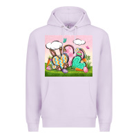 Lilac easter Premium Hoodie - CowGirlArtShop