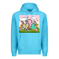 Ocean Blue easter Premium Hoodie - CowGirlArtShop