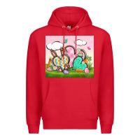 Red easter Premium Hoodie - CowGirlArtShop