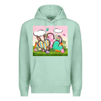 Seafoam easter Premium Hoodie - CowGirlArtShop