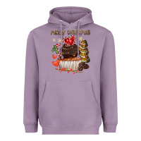 Lavender merry christmas cupcake chocolate Heavyweight Hoodie - CowGirlArtShop