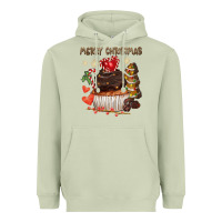 Matcha merry christmas cupcake chocolate Heavyweight Hoodie - CowGirlArtShop