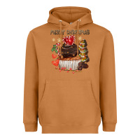 Merry Christmas Cupcake Chocolate Heavyweight Hoodie | Teevron