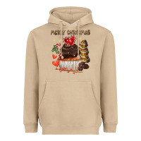 Mushroom merry christmas cupcake chocolate Heavyweight Hoodie - CowGirlArtShop