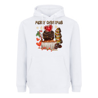 White merry christmas cupcake chocolate Heavyweight Hoodie - CowGirlArtShop