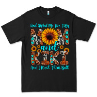 Black god gifted me two titles mom and kiki and i rock t Premium Tee - JahusDesignShop