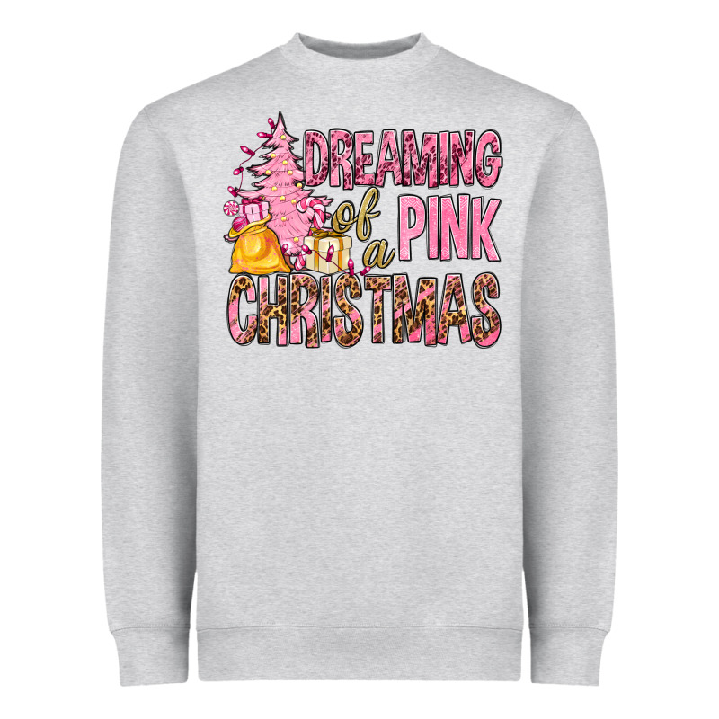 Dreaming Of A Pink Christmas Heavyweight Sweatshirt by BundleAndBundleShop | Teevron