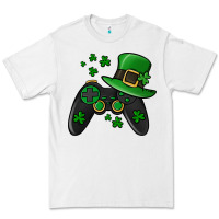 White St Patricks Day Gamer Premium Tee - Jasminsmagicworld