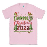 Bubblegum Pink custom family christmas 2023 marking memories toge Classic Tee - MaliasSmallBusiness