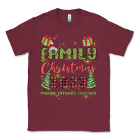 Burgundy custom family christmas 2023 marking memories toge Classic Tee - MaliasSmallBusiness