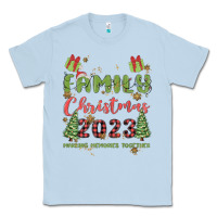 Dusty Blue custom family christmas 2023 marking memories toge Classic Tee - MaliasSmallBusiness