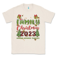Natural custom family christmas 2023 marking memories toge Classic Tee - MaliasSmallBusiness