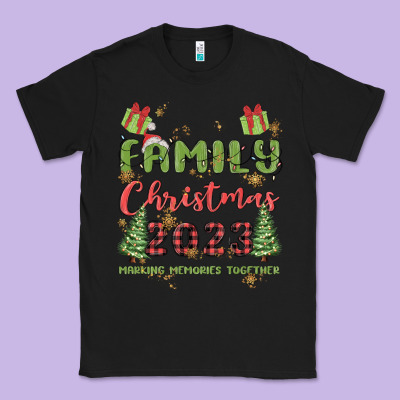 Custom Family Christmas 2023 Marking Memories Toge Classic Tee Designed By Maliassmallbusiness