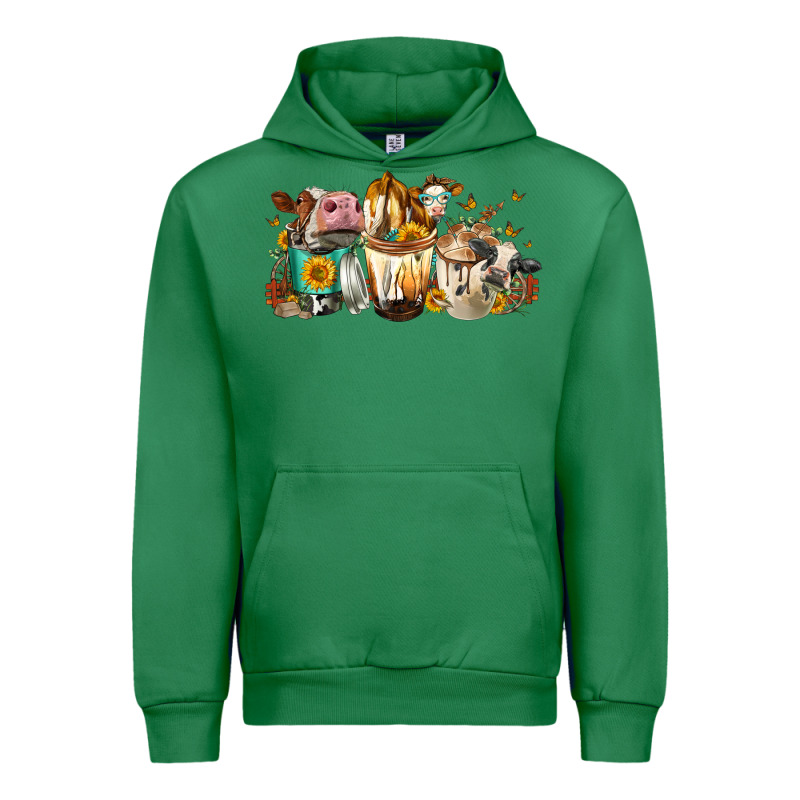 Cows And Coffee Urban Hoodie by FaDigitalArtStudio | Teevron