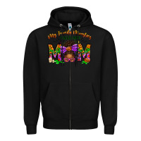 Black My Favorite Monsters Call Me Mom Zipper Hoodie - texasbilliewilder