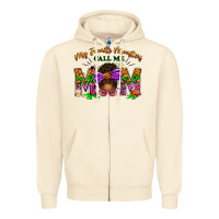 Sandshell My Favorite Monsters Call Me Mom Zipper Hoodie - texasbilliewilder