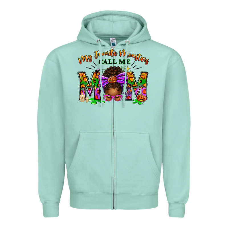 My Favorite Monsters Call Me Mom Zipper Hoodie by texasbilliewilder | Teevron