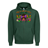 Sports Green My Favorite Monsters Call Me Mom Zipper Hoodie - texasbilliewilder
