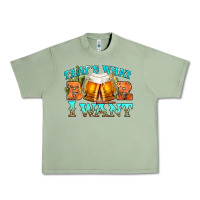 Oil Green western beer thats what i want Urban Heavy Tee - NancyCooperArtShop