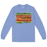 Colony Blue i̇f you drink don't drive do the watermelon crawl2 Long Sleeve Tee - JahusDesignShop