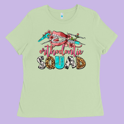 Orthodontic Squad Ladies Tee Designed By Adodesignshop