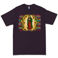 Plum serape our lady of guadalupe2 Premium Tee - JahusDesignShop