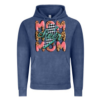 Vintage Denim cheer mom Vintage Hoodie - MaliasSmallBusiness