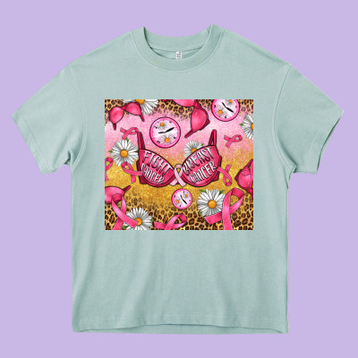 Hour Breast Cancer Bra Heavy Core Tee Designed By Artiststas