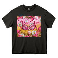 Asphalt Hour Breast Cancer Bra Heavy Core Tee - Artiststas