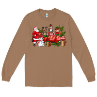 Toasted Coconut Santa Snowman Reindeer Penguin Elf Christmas Truck Long Sleeve Tee - BundleAndBundleShop