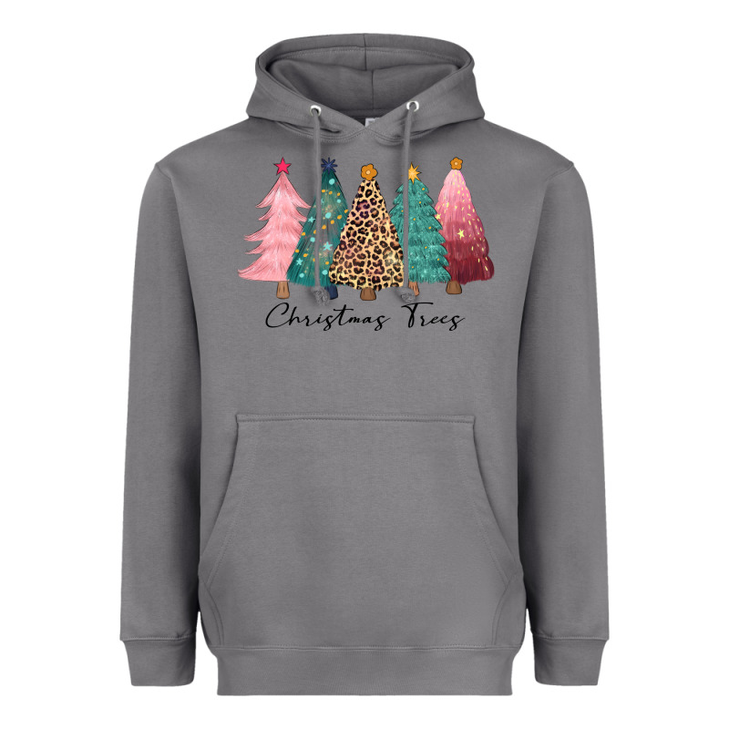 Christmas Trees Heavyweight Hoodie by CowGirlArtShop | Teevron