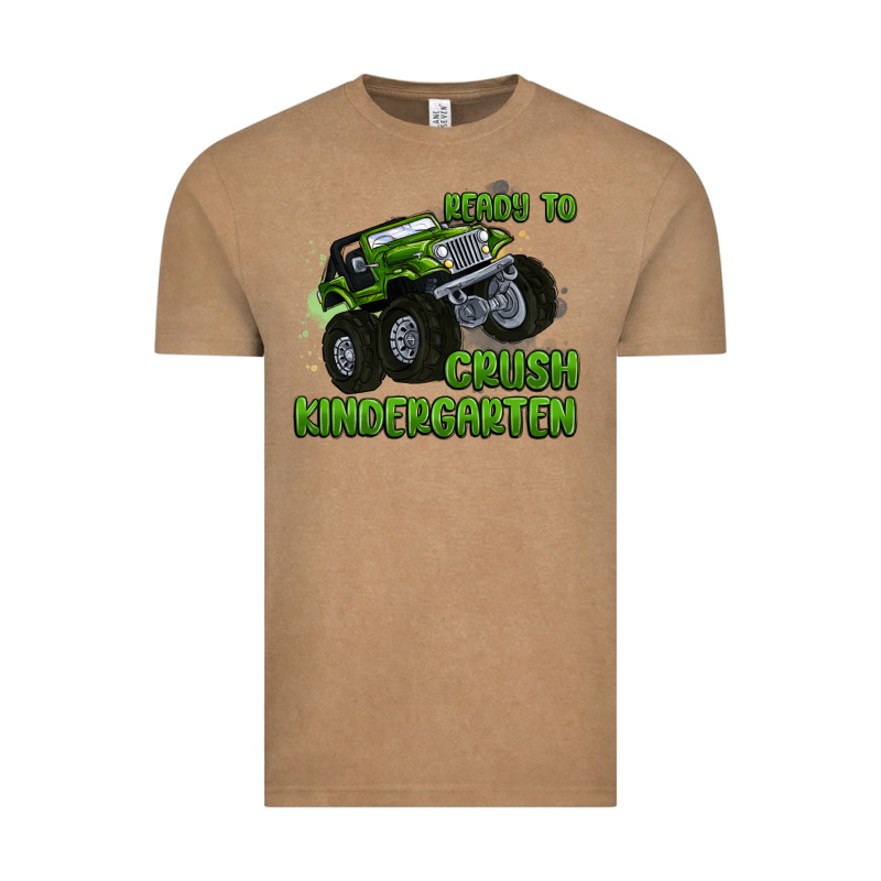 Ready To Crush Kindergarten Vintage Tee by MaliasSmallBusiness | Teevron