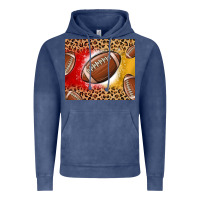 Vintage Denim team color red and gold football Vintage Hoodie - MaliasSmallBusiness