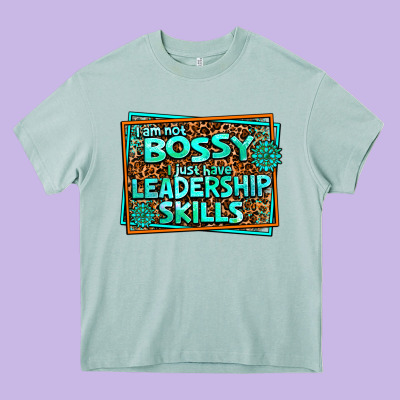 I Am Not Bossy I Just Have Leadership Skills Heavy Core Tee Designed By Adodesignshop