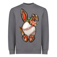 Storm Baseball Easter Bunny Heavyweight Sweatshirt - BundleAndBundleShop