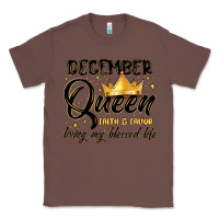 Chestnut december queen faith and favor living my blessed l Classic Tee - MaliasSmallBusiness