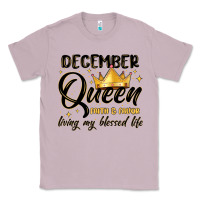 Lilac december queen faith and favor living my blessed l Classic Tee - MaliasSmallBusiness