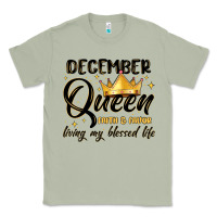 Matcha december queen faith and favor living my blessed l Classic Tee - MaliasSmallBusiness