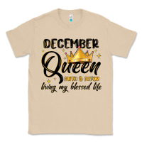 Mushroom december queen faith and favor living my blessed l Classic Tee - MaliasSmallBusiness