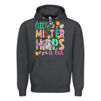 Smoke little mister hops a lot Zipper Hoodie - NancyCooperArtShop