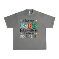 Tornado i love my kids but sometimes i wanna square up Urban Heavy Tee - MaliasSmallBusiness
