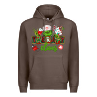 Coffee therapy claus Premium Hoodie - CowGirlArtShop