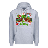 Heather Grey therapy claus Premium Hoodie - CowGirlArtShop