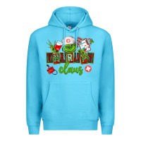 Ocean Blue therapy claus Premium Hoodie - CowGirlArtShop