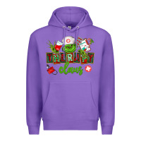 Purple therapy claus Premium Hoodie - CowGirlArtShop