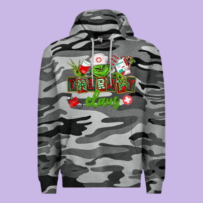 Therapy Claus Premium Hoodie Designed By Cowgirlartshop