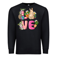 Black Love Easter Day Premium Sweatshirt - HowdyJamesFarm