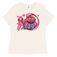 Bone cancer ribbon pumpkins Ladies Tee - JahusDesignShop
