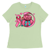 Matcha cancer ribbon pumpkins Ladies Tee - JahusDesignShop