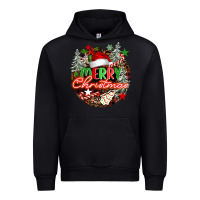 Black Merry christmas Urban Hoodie - FaDigitalArtStudio